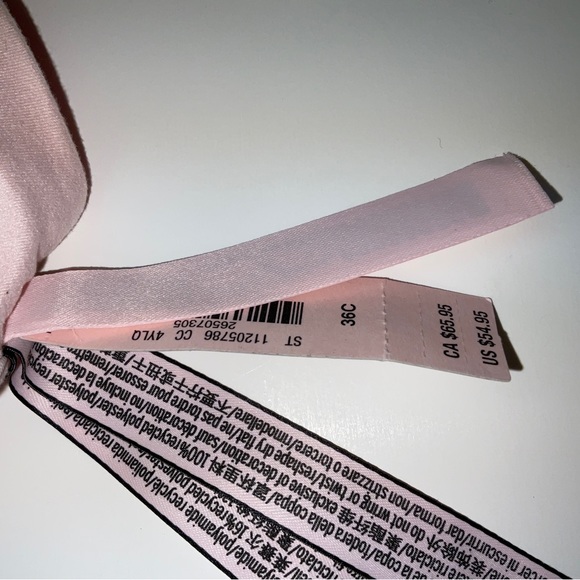 NWT Body by Victoria’s Secret Lined Demi Bra Pink Lace Size 36C - Picture 7 of 9